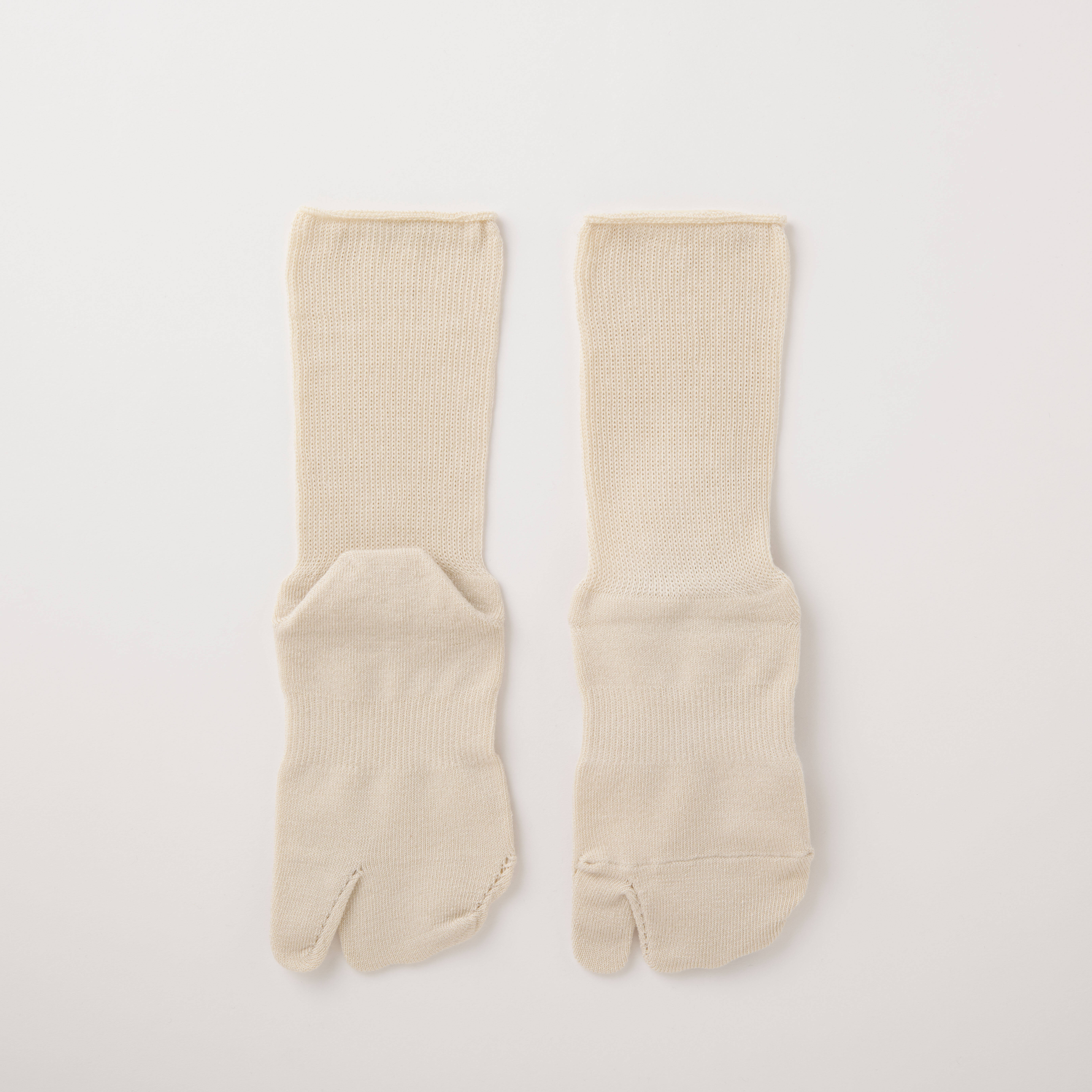 【竹布】TAKEFU たびソックス、尾花(すすき/淡い黄色)、23〜25cm（# 7036）1,800 円