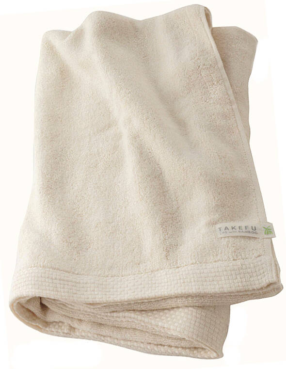 【竹布】 TAKEFU バスタオル（パイル）、70x140cm、ナチュラル（# 8203）3,800 円