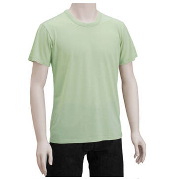 【竹布】 TAKEFU 半袖Tシャツ・メンズ、M、ライトグリーン（# 8267）3,800 円