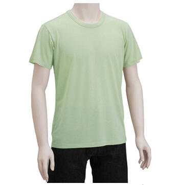 【竹布】 TAKEFU 半袖Tシャツ・メンズ、M、ライトグリーン