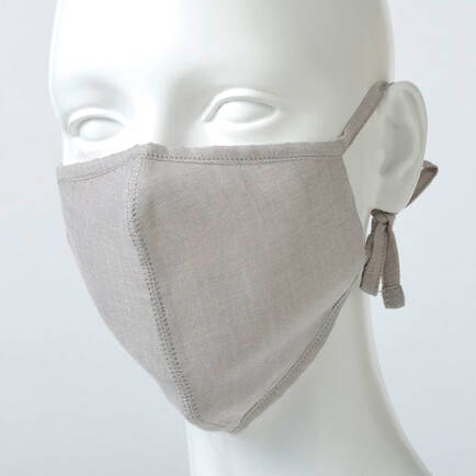 【竹布】 TAKEFU うるおいマスク、フリー、薄墨（# 8321）1,000 円