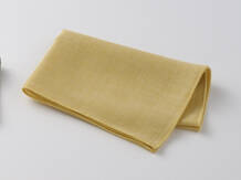 【竹布】 TAKEFU 清布（すがしぬの）ガーゼハンカチ、39x30cm、山吹（# 8347）650 円