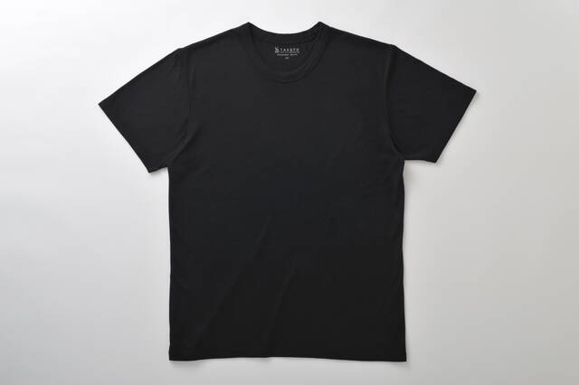 【竹布】 TAKEFU 半袖Tシャツ・メンズ、L、ブラック（# 8361）3,800 円