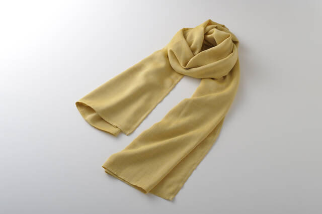 【竹布】 TAKEFU 清布（すがしぬの）ガーゼショール、約68x190cm、山吹（# 8364）4,800 円