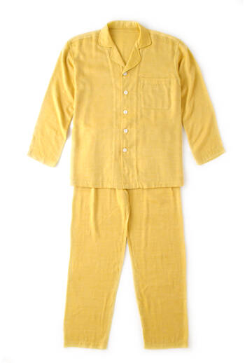 【竹布】 TAKEFU 清布（すがしぬの）ガーゼパジャマ、L、山吹（# 8374）13,800 円