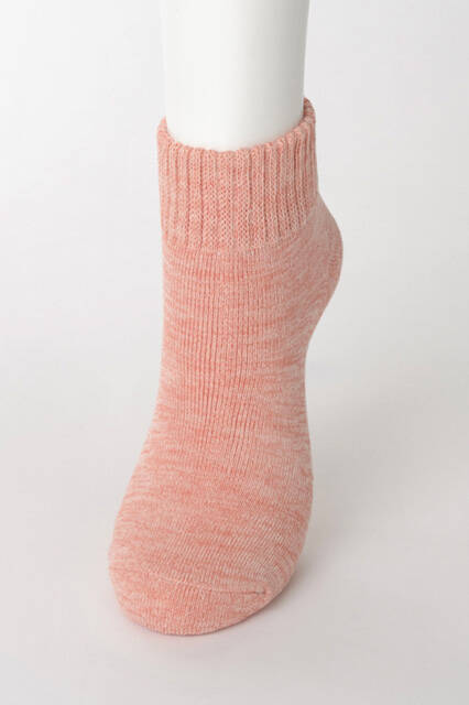 【竹布】 TAKEFU 裏パイルソックス（男女兼用）、25〜27cm、ピンク（# 8439）1,300 円