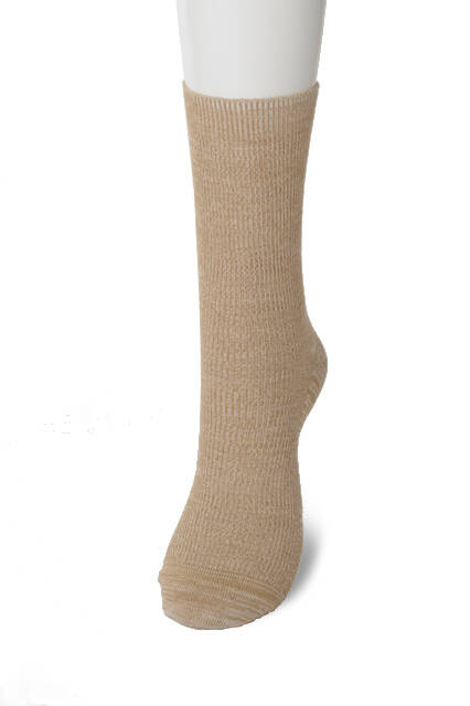 【竹布】 TAKEFU 杢ソックス、ベージュ、22〜24cm、（男女兼用）（# 8460）1,000 円