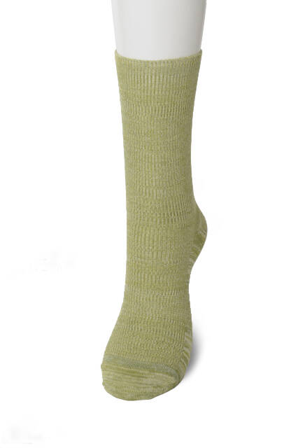 【竹布】 TAKEFU 杢ソックス、グリーン、22〜24cm、（男女兼用）（# 8462）1,000 円