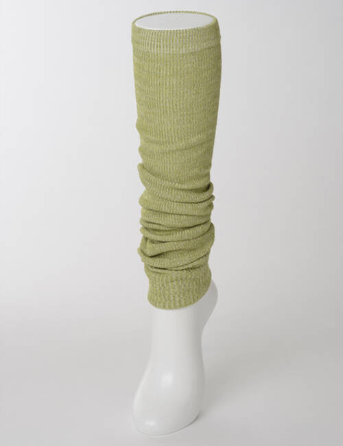 【竹布】 TAKEFU 杢アーム＆レッグウォーマー、フリー、グリーン（# 8479）2,500 円