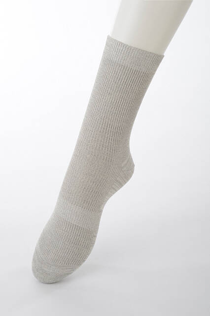 【竹布】 TAKEFU 杢ソックス、グレー、25〜27cm、（男女兼用）（# 8501）1,000 円