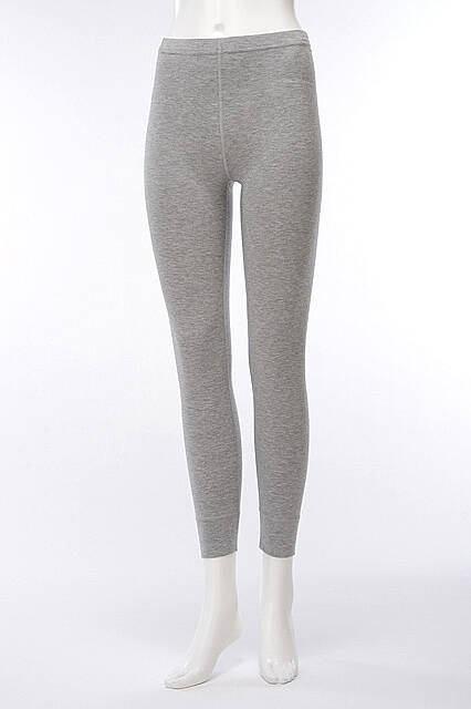 【竹布】 TAKEFU 十分丈スパッツ・レディース、L〜LL、杢（もく）グレー（# 8538）3,800 円