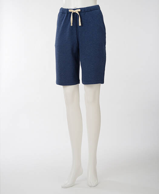 【竹布】 TAKEFU ショートパンツ・レディース、ネイビー、M（# 8552）6,500 円
