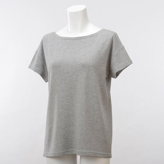 【竹布】 TAKEFU ★半袖Tシャツ・レディース、グレー、M 【竹布】 TAKEFU ★半袖Tシャツ・レディース、グレー、M