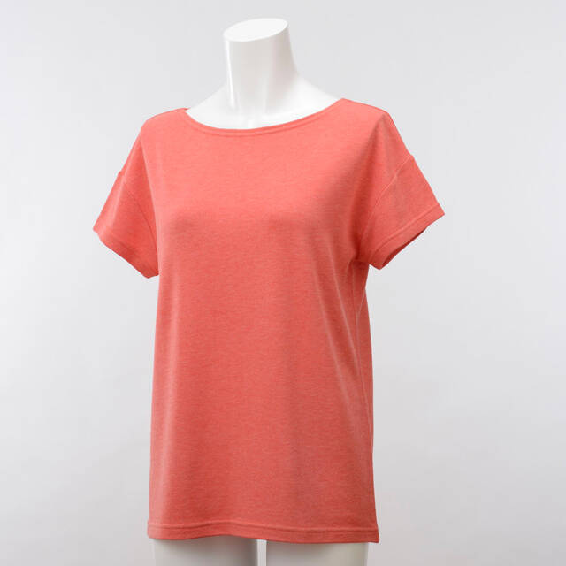 【竹布】 TAKEFU ★半袖Tシャツ・レディース、コーラルオレンジ、L（# 8566）4,400 円