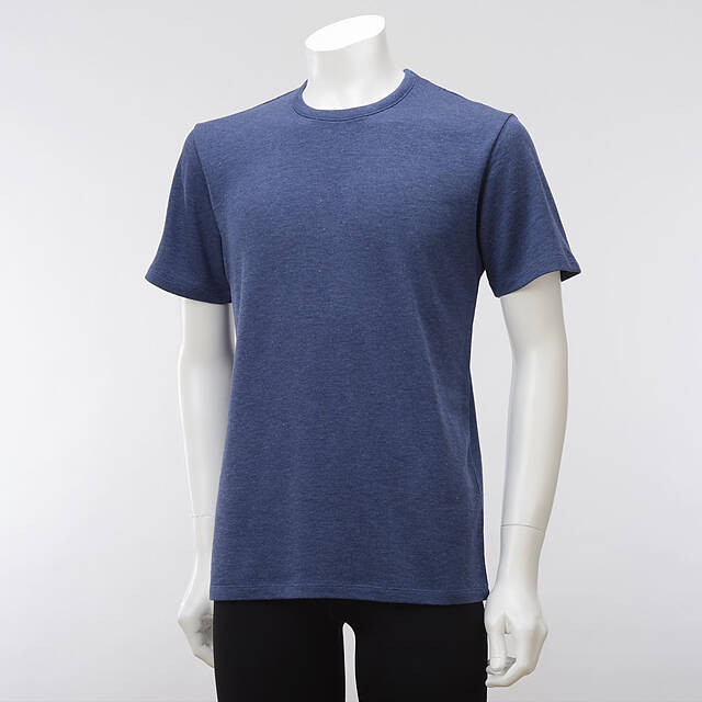 【竹布】 TAKEFU ★半袖Tシャツ・メンズ、ネイビー、L（# 8570）5,000 円