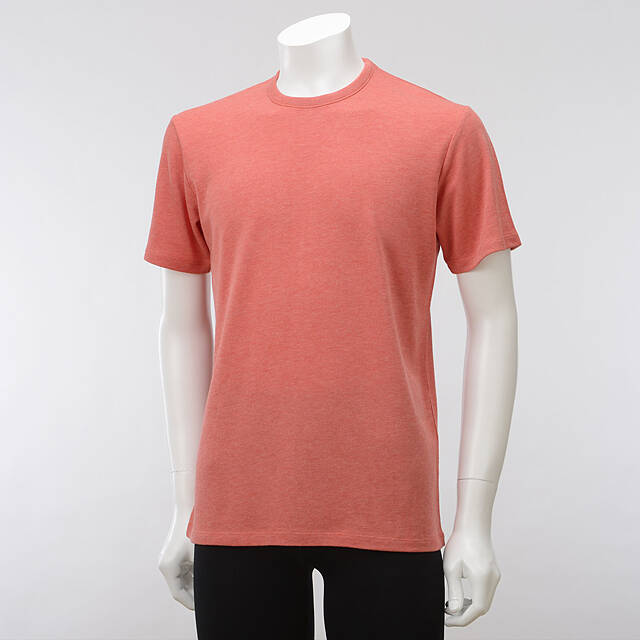 【竹布】 TAKEFU ★半袖Tシャツ・メンズ、コーラルオレンジ、M（# 8573）5,000 円