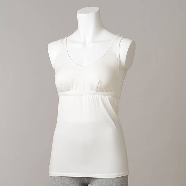 【竹布】 TAKEFU ブラトップ、オフホワイト、M（# 8576）5,200 円