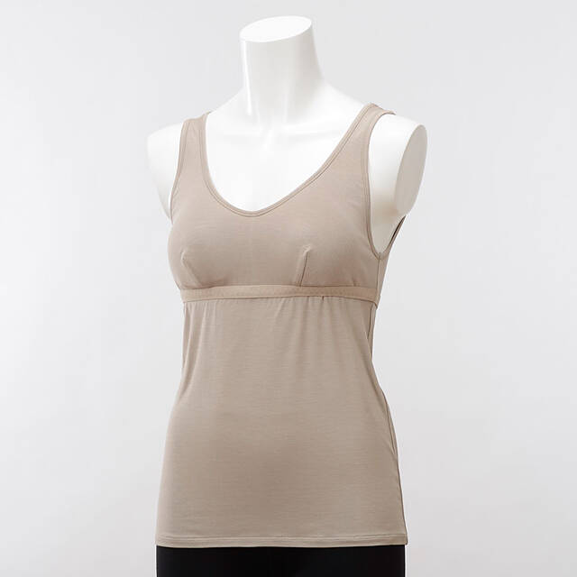 【竹布】 TAKEFU ブラトップ、ウォームグレー、M（# 8584）5,200 円