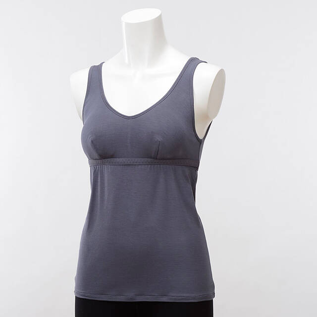 【竹布】 TAKEFU ブラトップ、ブルーグレー、S（# 8587）4,000 円