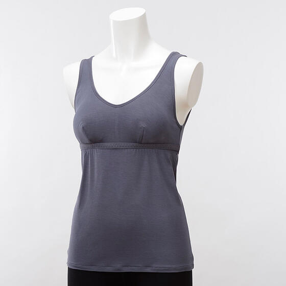【竹布】 TAKEFU ブラトップ、ブルーグレー、M 【竹布】 TAKEFU ブラトップ、ブルーグレー、M