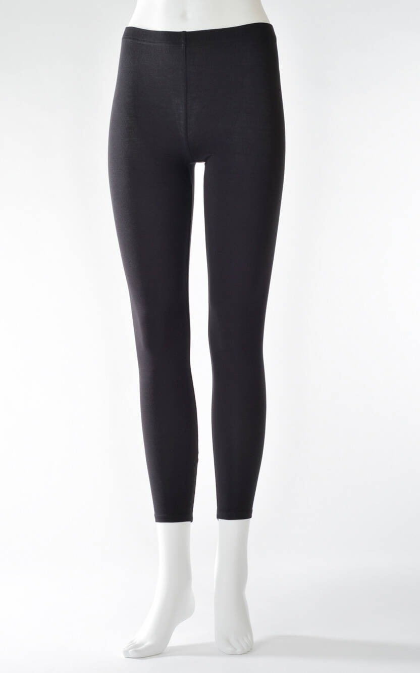 【竹布】 TAKEFU ロングスパッツ・レディース、ブラック、L〜LL（# 8625）4,500 円