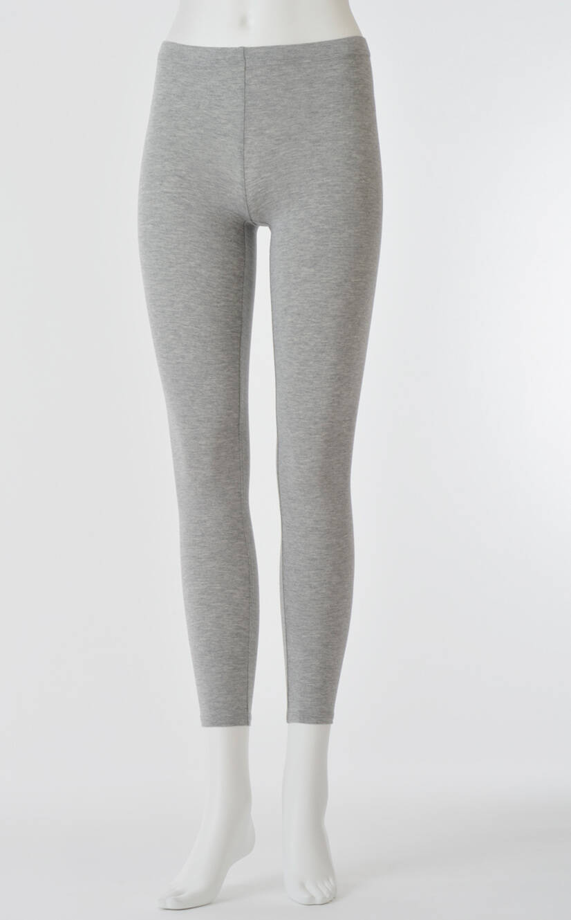 【竹布】 TAKEFU ロングスパッツ・レディース、杢グレー、L〜LL（# 8627）3,600 円