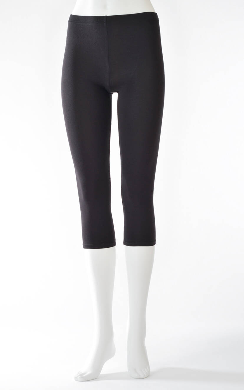 【竹布】 TAKEFU 八分丈スパッツ・レディース、ブラック、L〜LL（# 8631）3,300 円