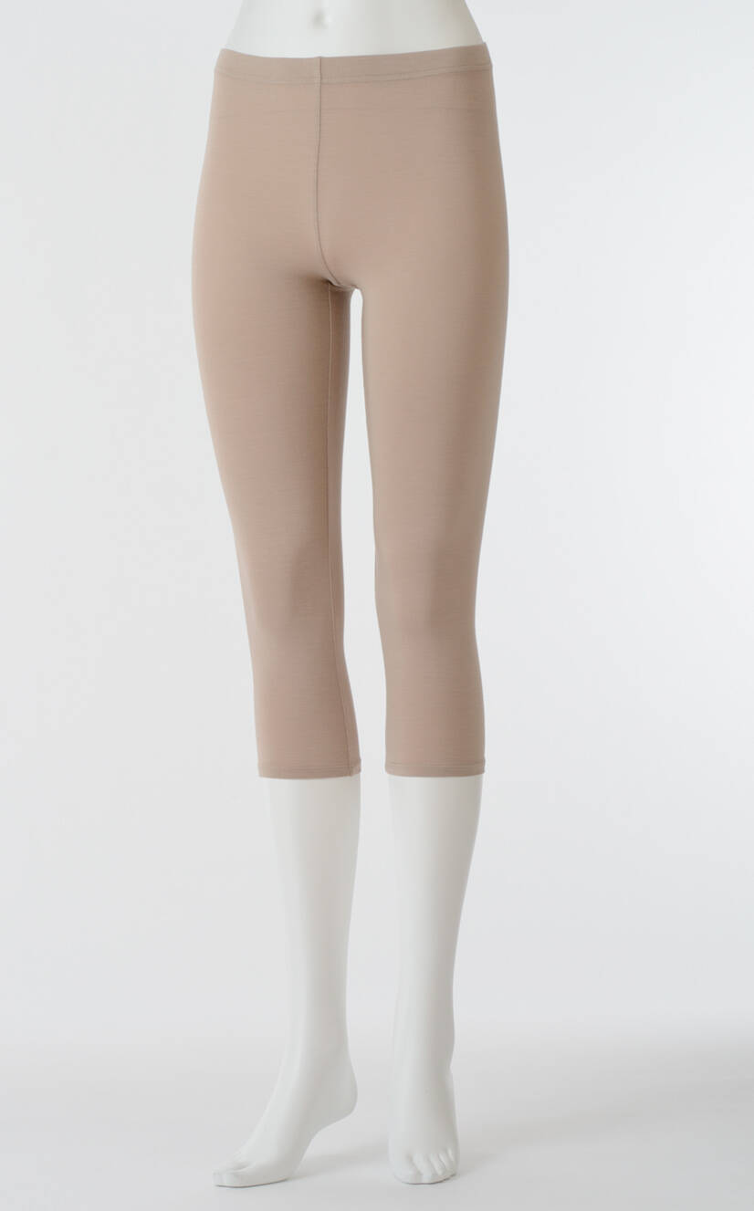 【竹布】 TAKEFU 八分丈スパッツ・レディース、ウォームグレー、M〜L（# 8634）4,200 円