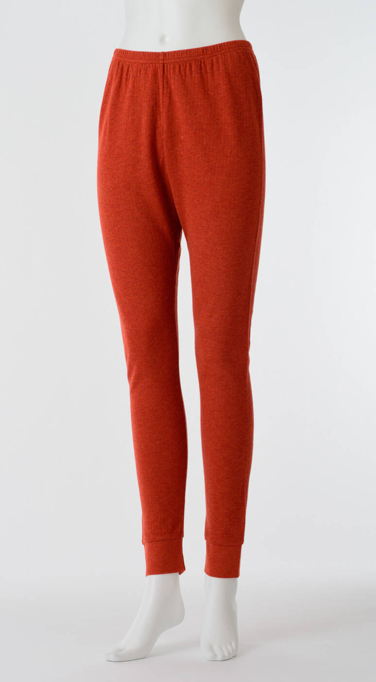 【竹布】 TAKEFU 癒布（ゆふ）レギンス・レディース、M〜L、紅樺（べにかば）（# 8643）6,800 円