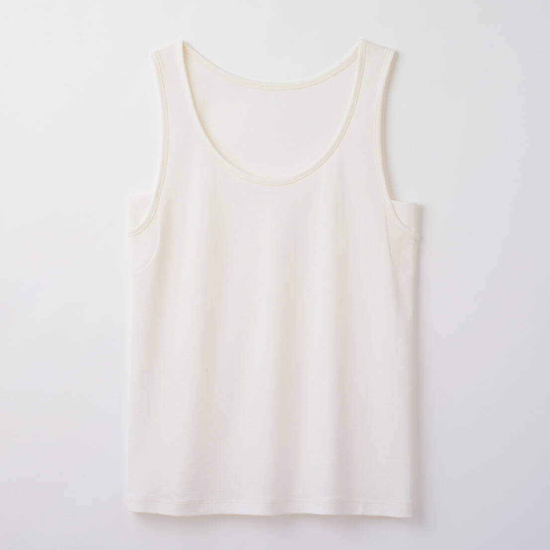 【竹布】 TAKEFU 汗取りタンクトップ・レディース、オフホワイト、L（# 8664）4,200 円