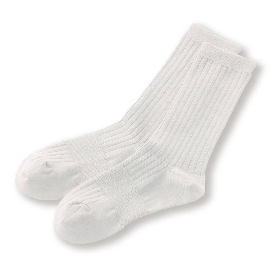 【竹布】 TAKEFU ソックス（男女兼用）、オフホワイト、25〜27cm（# 8679）1,500 円