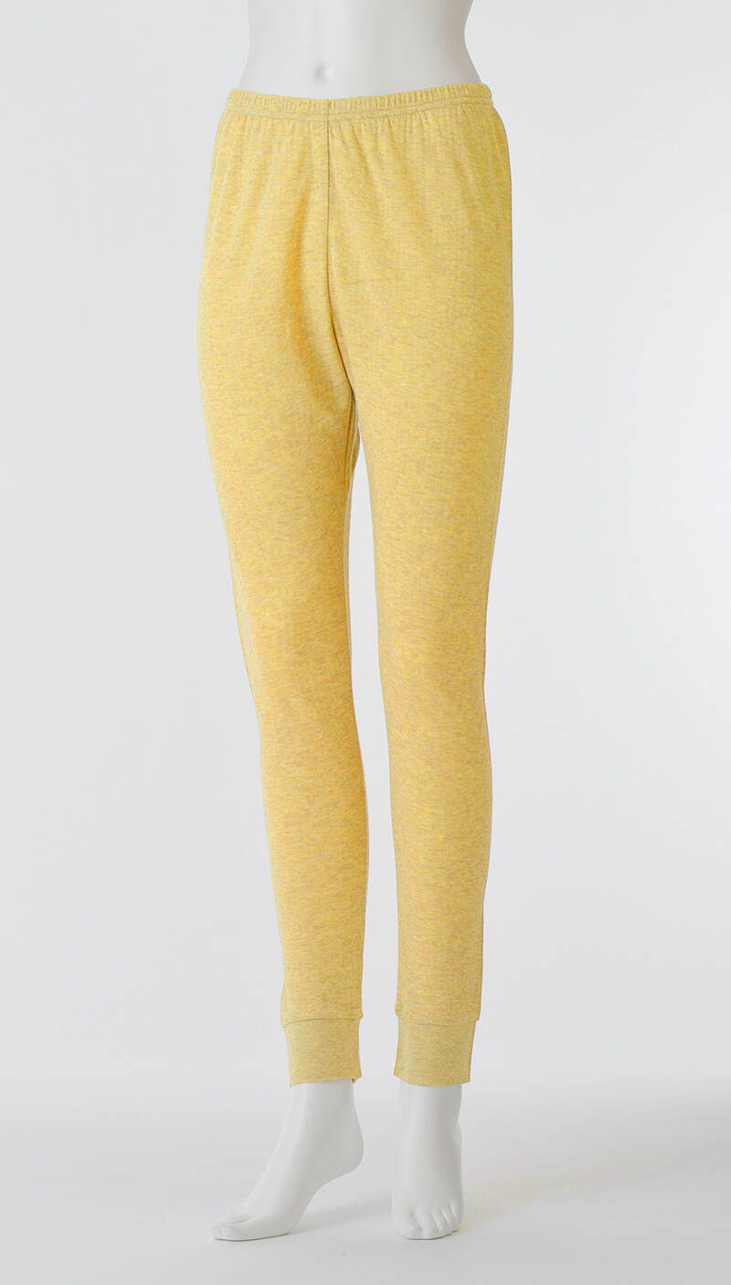 【竹布】 TAKEFU 癒布（ゆふ）レギンス・レディース、M〜L、淡黄（たんこう）（# 8703）6,800 円