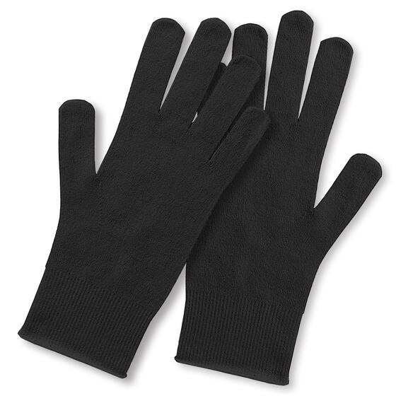 【竹布】 TAKEFU インナー手袋、ブラック、L