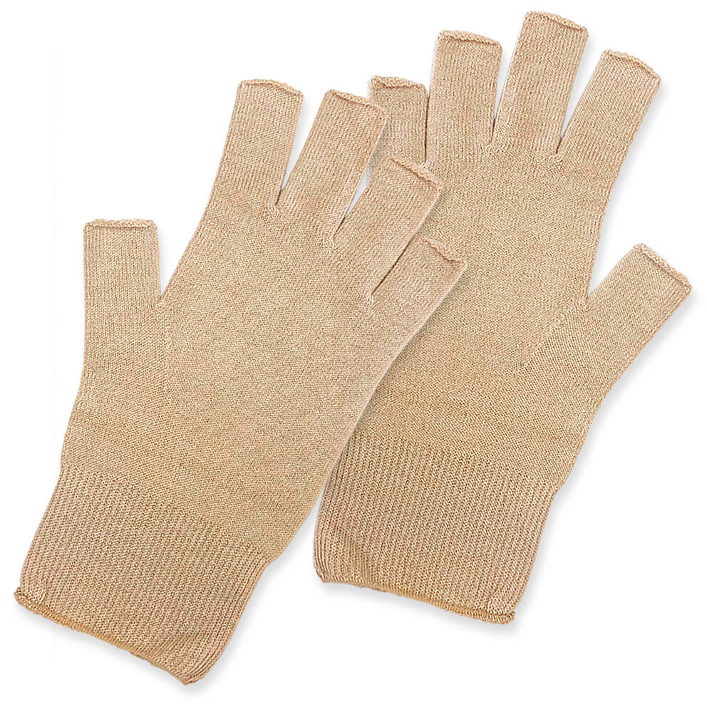 【竹布】 TAKEFU 指出しインナー手袋、ベージュ、M（# 8737）3,000 円