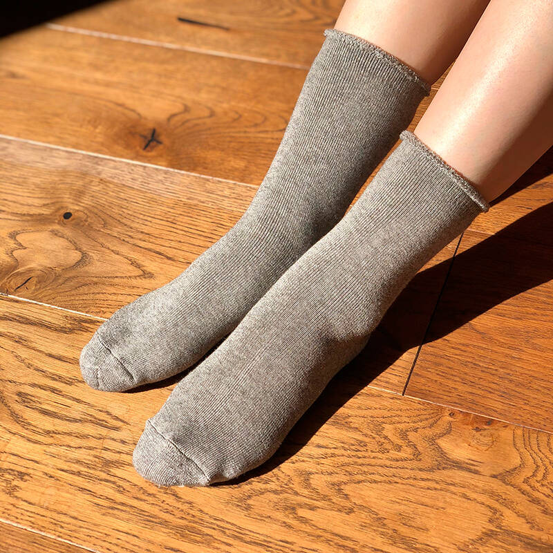 【竹布】 TAKEFU 裏パイルソックス（ヤク入り）（男女兼用）、25〜27cm、杢グレー（# 8748）3,500 円