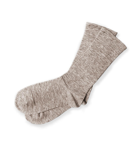 【竹布】 TAKEFU ヤク混ゴム無しソックス(男女兼用)、杢グレー、25~27cm 【竹布】 TAKEFU ヤク混ゴム無しソックス(男女兼用)、杢グレー、25~27cm
