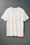 竹布 VネックTシャツ・メンズの画像 竹布 VネックTシャツ・メンズの画像