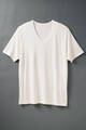 【竹布】 TAKEFU VネックTシャツ・メンズ、オフホワイト、M~L(# 8772)4,400 円 【竹布】 TAKEFU VネックTシャツ・メンズ、オフホワイト、M~L(# 8772)4,400 円