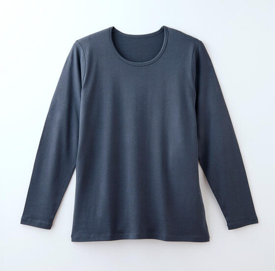 【竹布】 TAKEFU 長袖Tシャツ・メンズ、スモーキーネイビー、L 【竹布】 TAKEFU 長袖Tシャツ・メンズ、スモーキーネイビー、L