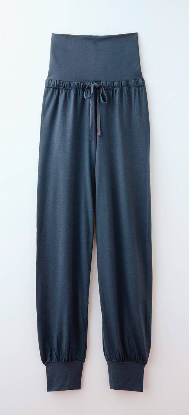【竹布】 TAKEFU リラックスパンツ・レディース、スモーキーネイビー、レディースM〜L（ウエスト64〜77cm、股下76cm）（# 8797）7,000 円