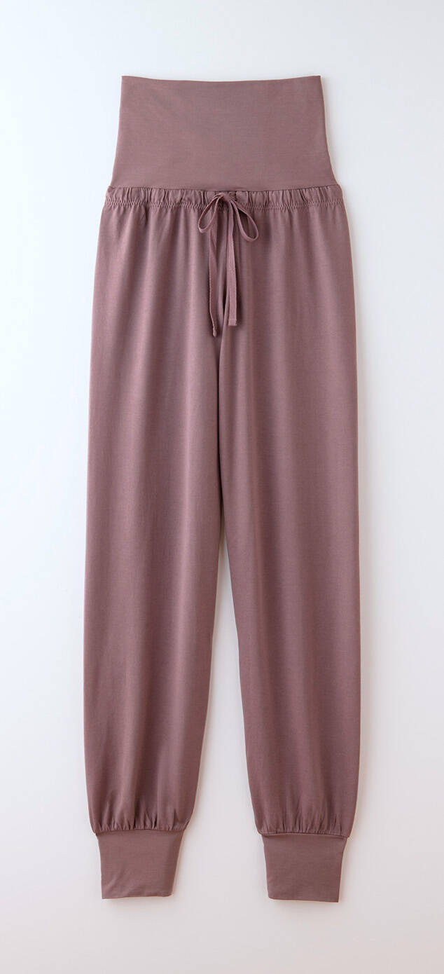 【竹布】 TAKEFU リラックスパンツ・レディース、モーブ、レディースM〜L（ウエスト64〜77cm、股下76cm）（# 8798）7,000 円