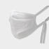 【竹布】 TAKEFU 竹の布マスク、オフホワイト、小さめサイズ（12.5cm 17cm） 