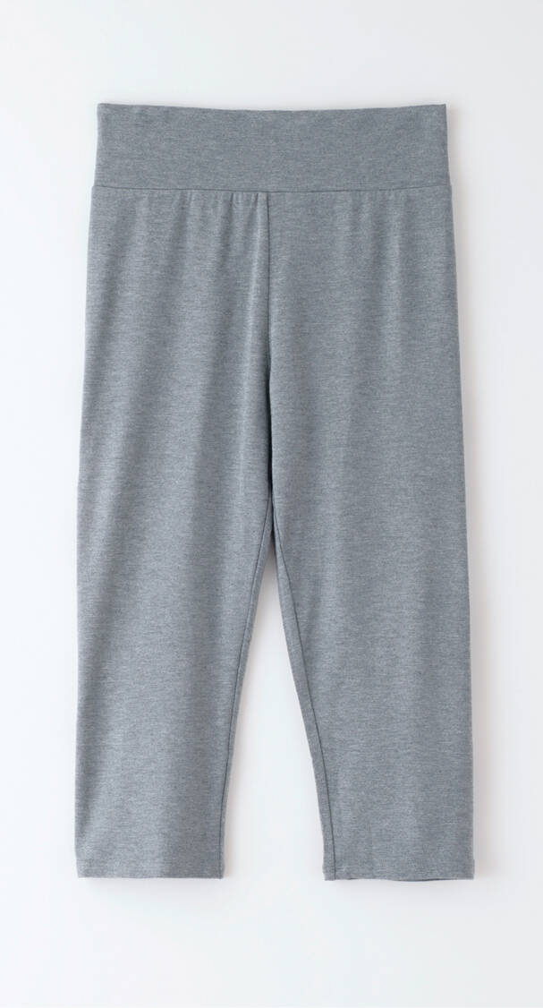 【竹布】 TAKEFU スパッツ(7分丈)、杢グレー、L〜LL（ヒップ92〜105cm  股下：約46cm）（# 8868）4,300 円