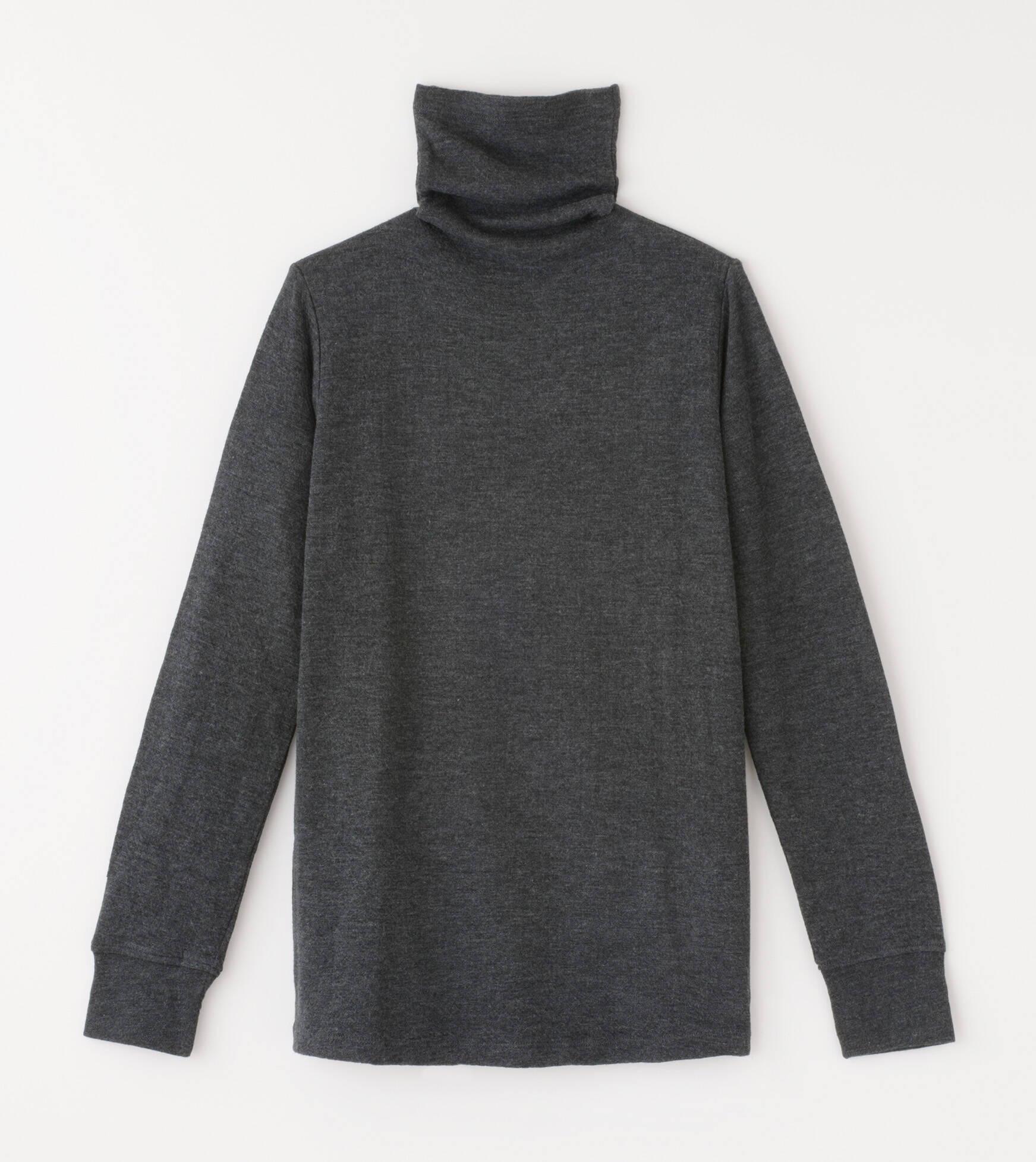 【竹布】 TAKEFU 癒布（ゆふ）竹の長袖ボトルネック・レディース、深煤竹（みばいちく）、M〜L（身丈： 60cm 身巾：41cm）（# 8883）7,700 円