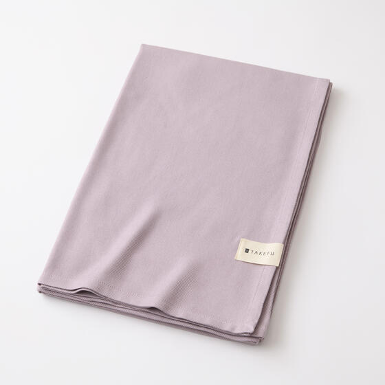 【竹布】 TAKEFU 添布（そいふ）スローケット、約135×210cm、yoake（よあけ、薄紫系の色）