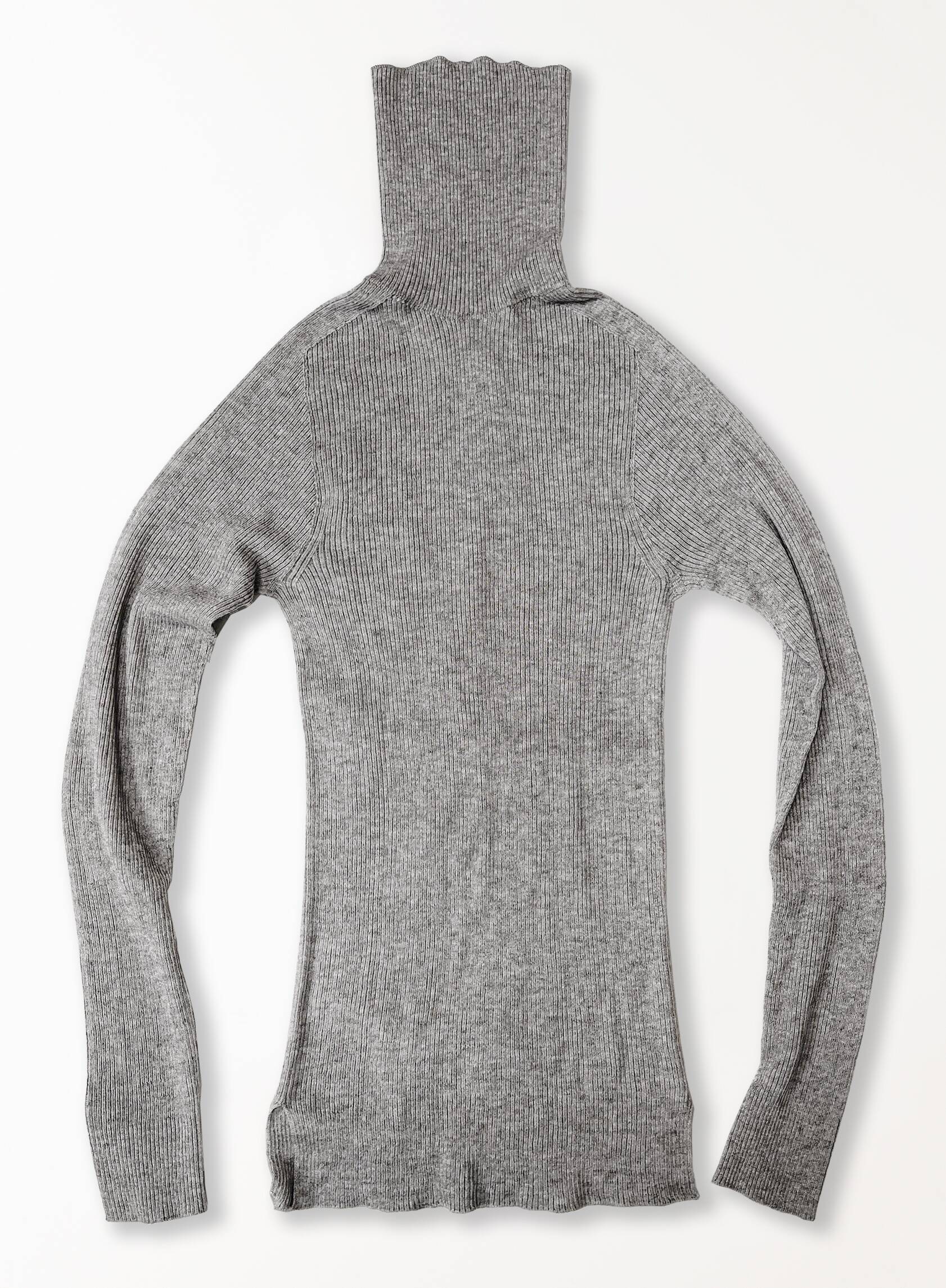 【竹布】 TAKEFU ヤク リブタートル、杢グレー、フリーサイズ（# 8960）15,000 円