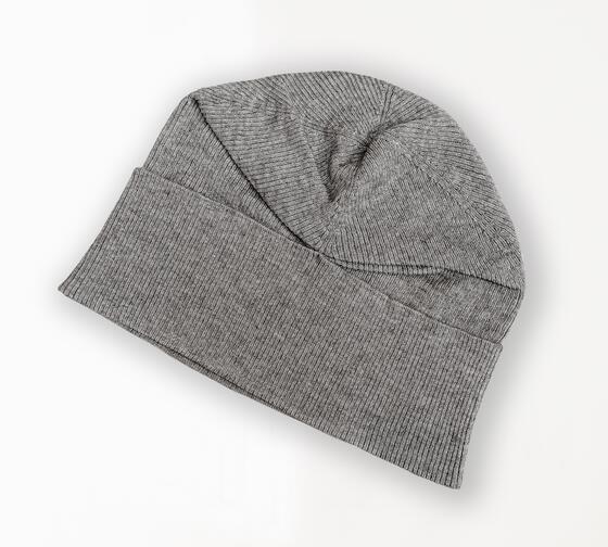 【竹布】 TAKEFU ヤク混 ニット帽、杢(もく)グレー、フリーサイズ